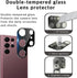 Samsung Galaxy S24 Ultra 5G 2024: 5 Anti-glare TPU Screen Protectors + 2 Lens Protectors, Easy Install, Scratch