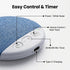 Learoin 2026 Sleep Pillow Speaker, Upgrade Bluetooth Pillow Speaker for Sleeping, Ultra-thin Pillow Speaker with White