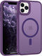BENTOBEN iPhone 11 Pro Case - Dark Purple, Slim Shockproof, Translucent Matte, MagSafe Compatible, 5.8" Protective