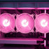 4 120mm Lounsweer Pcs Pink Bow Guard Fan Grill Metal PC Fan Grill Cover with Screws Cute Computer Accessories