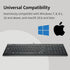 Slim Type Wired Keyboard K72357USA by Kensington, Black