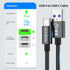 ULT-WIIQ USB A to USB C Cable, High Speed 10Gbps Data Transfer, Fast Charging QC 3.0 AFC Braided USB to USB C Charger
