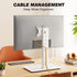 13-32 Inch 44lbs, TAVR Furniture Single Monitor Stand VESA Mount for Screens, Free-Standing Monitor Riser with Swivel