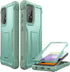 ExoGuard for Samsung Galaxy A52 Case - Rubber Shockproof Full-Body Cover with Screen Protector