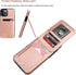 KIHUWEY Wallet Case for iPhone 12 Pro Max, Credit Card Holder, Premium Leather Magnetic Clasp, Rose Gold