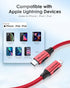 LENTION MFi Certified USB C to Lightning Cable 3.3ft, Fast Charging, Nylon Braided, Compatible with iPhone