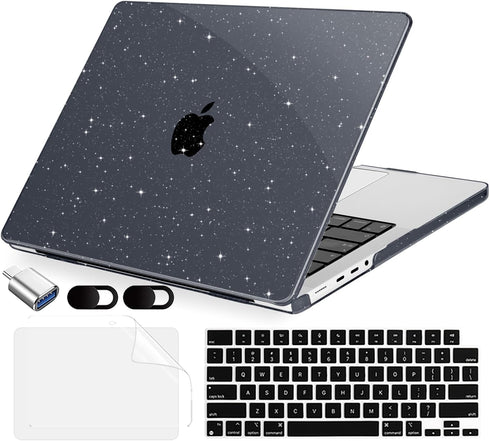 MecBevia Compatible with MacBook Pro 14 inch Case for M5 M4 M3 M2