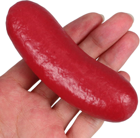 8pcs Fake Sausage Prop - Realistic Artificial Food Models - Simulation Hot Dog Decoration - Plastic Sausages for Market