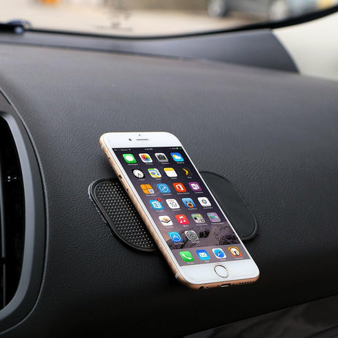 Bysameyee Car Dashboard Non Slip Mat - 5-Pack Anti-Slide Sticky Dash Pad for Radar Detector, Cell Phone