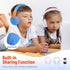 Shop rockpapa Share 1 Kids Headphones: Wired, Microphone, 85dB/94dB Volume Limit, Foldable, Cute for School/Travel,