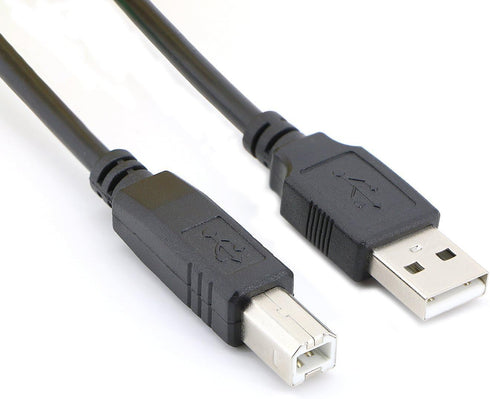 USB 2.0 A Male to B Male Cable for Printer Scanner - 25 Feet