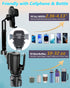 Easkkty 2 1 Cup Phone Holder for Car with Expandable Base, Upgraded in Hands Free Cellphone Holder Cupholder Car Mount