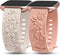 TOYOUTHS 2 Pack Compatible with Fitbit Versa 2/Versa Lite Bands, Floral Engraved Soft Silicone Dressy Replacement Strap