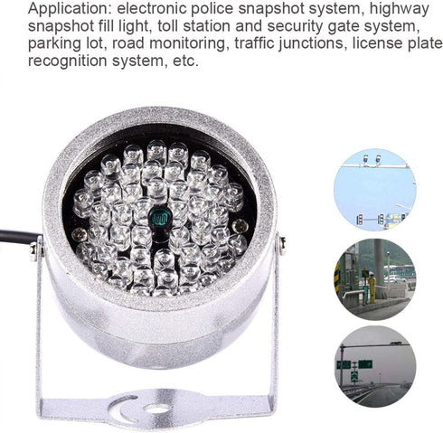 IR Illuminator, Security Infrared Light, 48 LED Camera IR Light for Home Security System