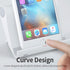 Cell Phone Multi-Angle Stand Holder - White Cradle Organizer Charger Station for Tablet, Desktop, Bed, Office, School,