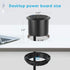 Recessed Power Grommet with AC Outlets and 20W Fast Charging USB-C Port for Desktop