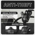 Tackform 2" Long Metal 20mm Ball and Socket Arm DuraLock 20 Series, Dual 20mm Sockets with Anti-Theft Knob