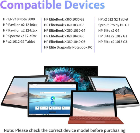 G3 Active Pen for HP Elite x2, HP EliteBook x360 G3/G4/G6/G7/G8/G9, HP ZBook Studio x360 G5, HP ProBook G1/G2, HP Elite