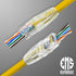 Everest Media Solutions RJ45 Cat6 Pass Through Connectors and Strain Relief Boots, Pack of 100, EZ to Crimp Modular Plug