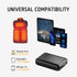 Whsahans 5V 2A Pack 10000mah 7.4v) Rechargeable Battery for Heated Vest Heated Jacket Battery Power Bank for Heated
