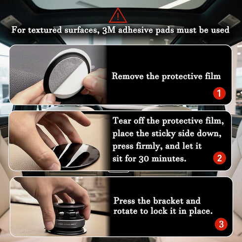 FYMCVMNB 360 Upgraded Vacuum Magnetic Suction Cup Phone Holder, Foldable and Reinforced Ultra Suction Cup Phone Mount