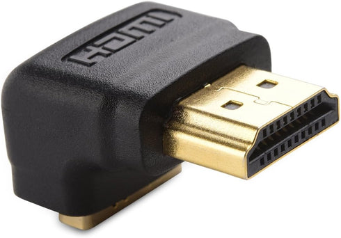 Cable Matters 2-Pack Right Angle HDMI Adapter (270 Degree) with 4K and HDR Support