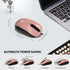 FOPETT 8870P 104 Wired Keyboard and Mouse Combo - Full-Sized Computer Keyboards with Round Keys Retro Typewriter Mouse