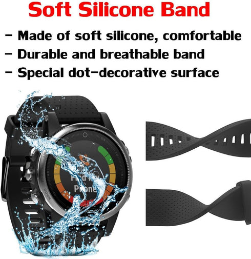 ANCOOL Compatible with Fenix 5S/6S/7S Bands, 20mm Easy Fit Silicone Replacement Watch Bands for Fenix 8 43mm/5S Plus/6S