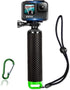 Waterproof Floating Hand Grip for GoPro Hero 12, 11, 10, 9, 8, 7, 6, 5, 4, 3+, 2, 1 Session, Black Silver Camera