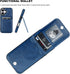 KIHUWEY 17 6.3 Inch for iPhone Case Wallet Compatible with MagSafe Wireless Charging, Credit Card Holder, RFID Flip