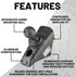 Bulletpoint A-Pillar Device Mount with 20mm Ball for 2018-2023 Jeep Wrangler JL & 2020-2023 Jeep Gladiator