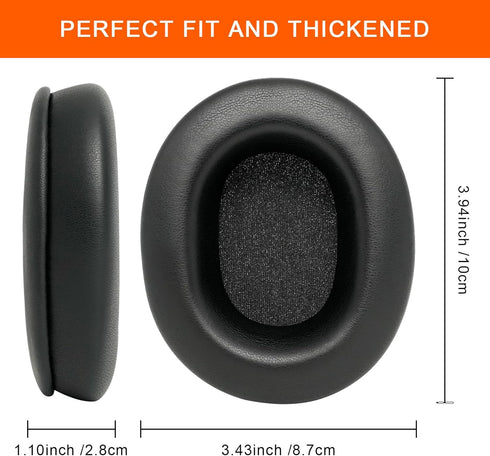 Earpads Replacement for Audio Technica M50X, GVOEARS Ear Cushions for HyperX Cloud/Alpha, ATH M50X M40X Turtle Beach