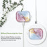 JIAXIUFEN AirPods Pro Case Cover, Gold Sparkle Glitter Marble Design, Cute Full Protective Silicone TPU Skin for Women