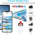 Luonanava SD Card Reader for iPhone, SD & Micro SD Dual Slots Memory Card Reader for iPad, Plug and Play Trail Game