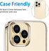 Gold Camera Lens Protector for iPhone 13 Pro & Pro Max - Anti-Scratch Tempered Glass, Shockproof Full Protection.