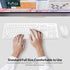Wireless Keyboard and Mouse Combo, Rii Standard Office PC Keyboard and Optical Wireless Mice (White)