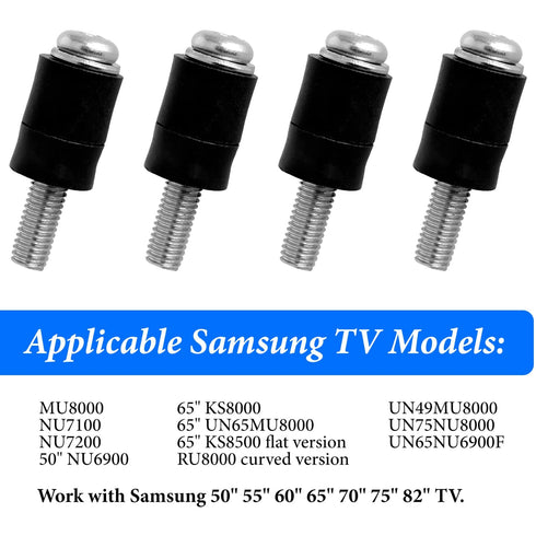 Belleone Wall Mounting Screws Bolts for Samsung TV - M8 x 45mm with 25mm Long Spacers