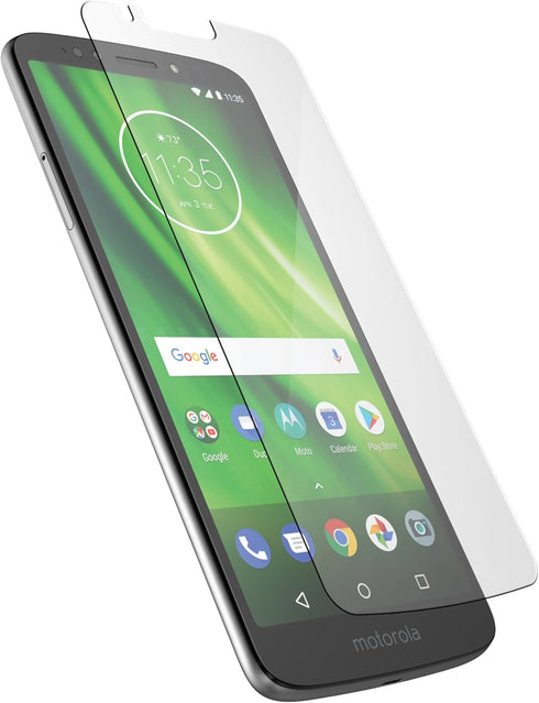 MagGlass Tempered Glass Screen Protector for Moto G6, Anti Glare (Matte XM90), Scratch/Fingerprint Resistant
