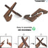 Generic 11/12/13 TOJTIK Phone Holder Wood, Small Phone Stand for Desk, Portable Cell Phone Holder for Smartphones