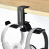 aceyoon Headphone Stand, Under Desk Hanger, Dual Headset Holder, Table Hook for Bag/Backpack/Gaming Headphone, 360