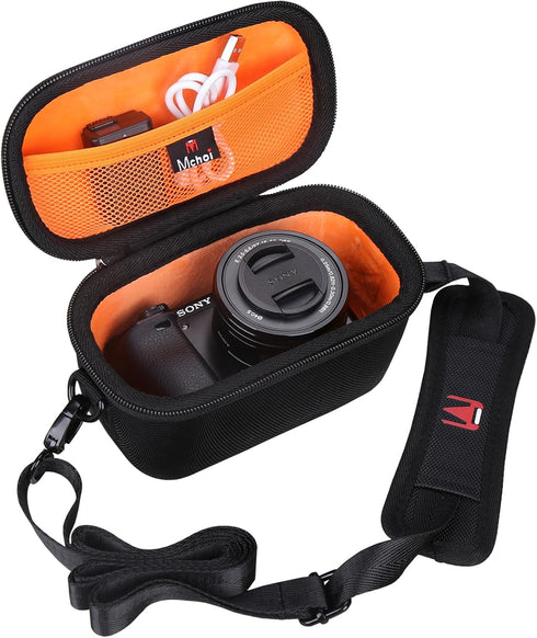 Mchoi Hard EVA Travel Case for Sony Alpha a6000/a6400/a6600/a6100/a5100 Mirrorless Digital Camera,