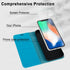 MONASAY Wallet Case for iPhone X/iPhone Xs, 5.8-inch, with Glass Screen Protector and RFID Blocking