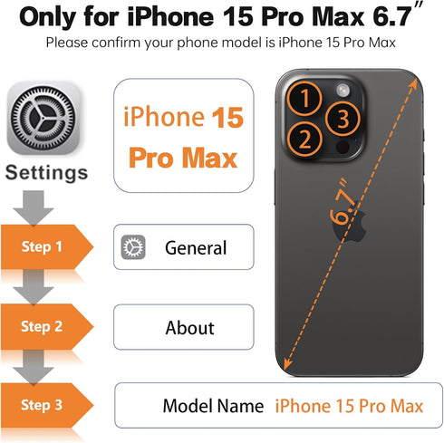 iPhone 15 Pro Max Waterproof Case Compatible with MagSafe, Translucent Slim IP68 Underwater Built-in Screen Protector,