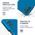 kwmobile Samsung Galaxy A32 5G Case - Soft Finish TPU Silicone Phone Cover (Blue Reef)