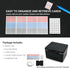 JJC LP-E6 EN-EL15C NP-W235 FZ100 16 6 3 2 Camera Battery and Memory Card Case with Labels,DSLR SLR Battery Organizer