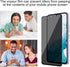 2 Pack Privacy Screen Protector for Samsung Galaxy S23, Anti-Spy Tempered Glass, Ultra HD, Bubble-Free