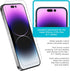Tech Armor HD Clear Film Screen Protector 4 Pack for Apple iPhone 14 Pro Max 5G 6.7" (2022) - Compatible & Durable
