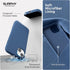 SURPHY iPhone 14 Case (6.1", 2022) - 4 in 1, MagSafe Compatible, Liquid Silicone, Blue Jay + 2 Pack Screen Protector &