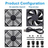 120mm 5V USB Quiet Computer Cooling Fan with Multi-Speed Controller for Router WiFi Modem Xbox TV Box DVR PlayStation