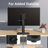 suptek 13 Inch 43 Inch 50, 75, 100mm Single LCD Computer Monitor Free-Standing Desk Stand Mount Riser for to Screen